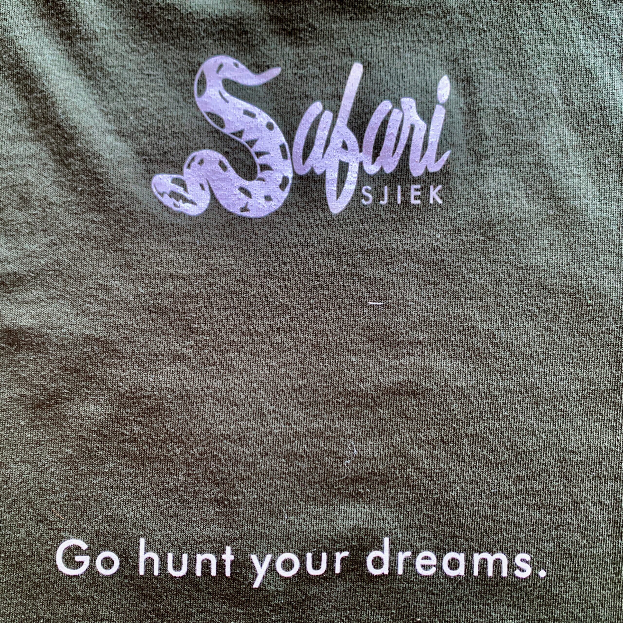 Leopard T-Shirt (Go hunt your dreams) - Image 3